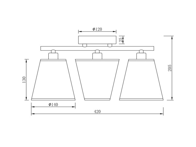Люстра Freya FR5128PL-03W фото:1