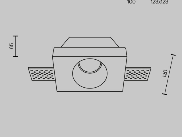 Встраиваемый светильник Technical DL001-WW-01-W фото:9