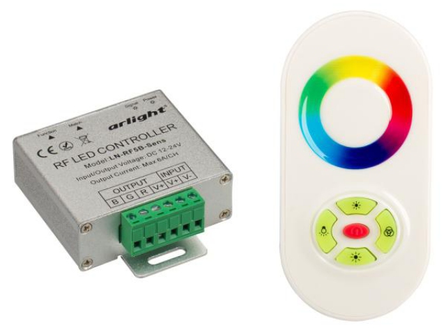 Контроллер LN-RF5B-Sens White (12-24V,180-360W) (Arlight, IP20 Металл, 1 год) фото:6