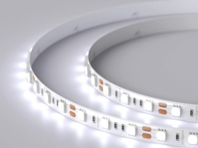 Лента RTW 2-5000SE 12V Cool 2x (5060, 300 LED, LUX) (Arlight, 14.4 Вт/м, IP65) фото:4