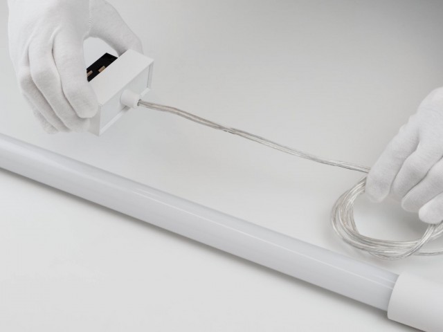 Светильник HOKASU OneLine icicle (RAL9003/D30/500mm — 3K/11W) фото:15