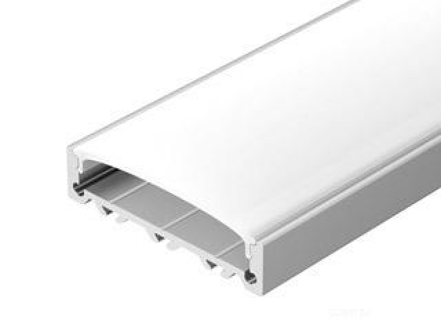 Профиль с экраном ALU-SUPER-H10-2000 ANOD+FROST (Arlight, Алюминий) фото:1
