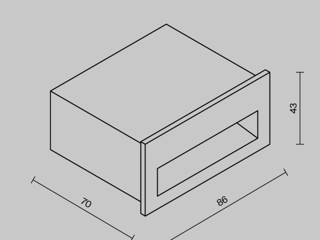 Подсветка для лестниц Outdoor O512SL-L3B3K1 фото:1