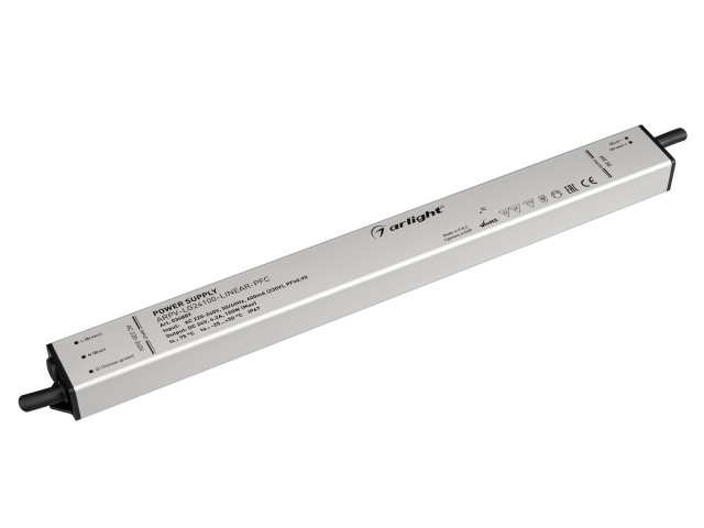 Блок питания ARPV-LG24100-LINEAR-PFC (24V, 4.2A, 100W) (Arlight, IP67 Металл, 5 лет) фото:1