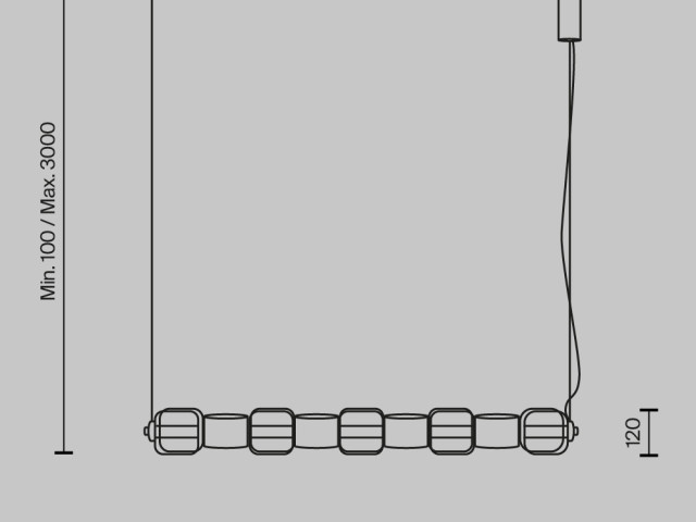 Подвесной светильник Maytoni MOD381PL-L45B3K фото:1