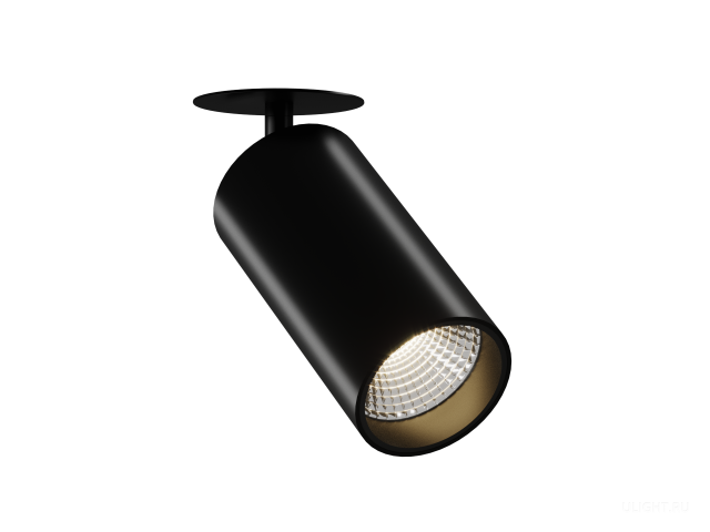 Встраиваемый светильник HOKASU Tube IN (85-130/ral9005 – 30w/4090/24deg) фото:1