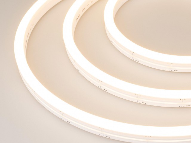Гибкий неон ARL-MOONLIGHT-1712-SIDE 24V Warm (Arlight, 9.6 Вт/м, IP67) фото:2
