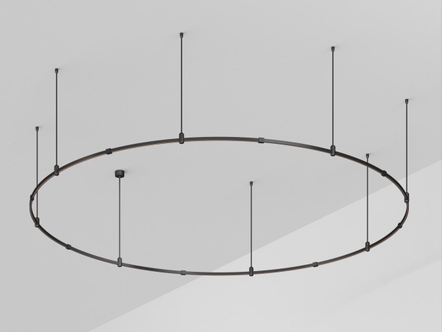 Основание ART-APRIORI-ROUND-ROD-800-R3000 (BK) (Arlight, IP20 Металл, 3 года) фото:1