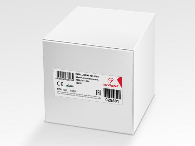 INTELLIGENT ARLIGHT Шинный соединитель KNX-301-DIN (BUS) (Arlight, IP20 Пластик, 2 года) фото:1