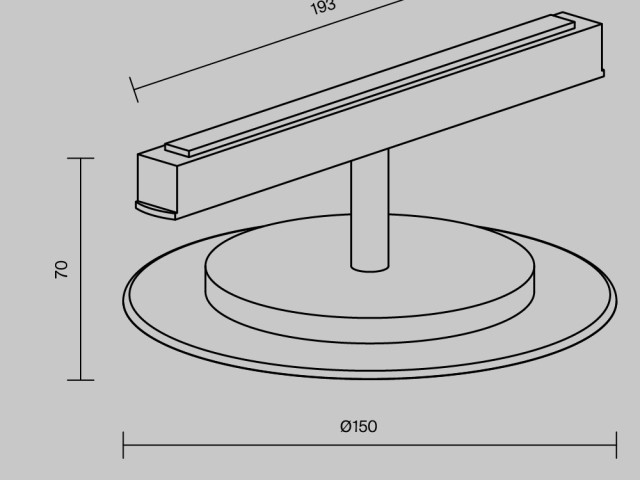 Трековый светильник Technical TR107-2-5W4K-W фото:1
