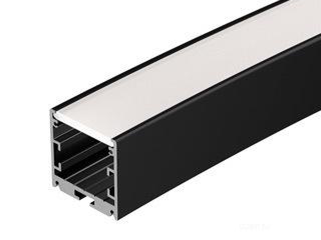 Профиль SL-ARC-3535-D3000-A45 BLACK (1180мм, дуга 1 из 8) (Arlight, Алюминий) фото:2