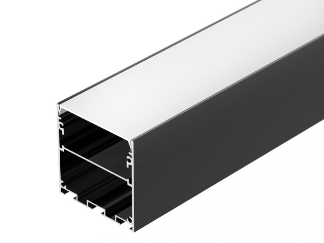 Профиль LINE-S-5050-2000 BLACK (Arlight, Алюминий) фото:2