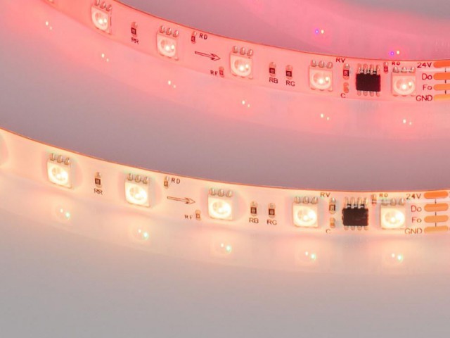 Лента герметичная SPI-SE-B60-10mm 24V RGB-PX6-BPT (12 W/m, IP65, 5060, 5m) (Arlight, бегущий огонь) фото:4