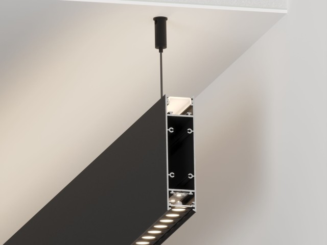 Профиль SL-LINE-25100-DUAL-2500 BLACK (Arlight, Алюминий) фото:6