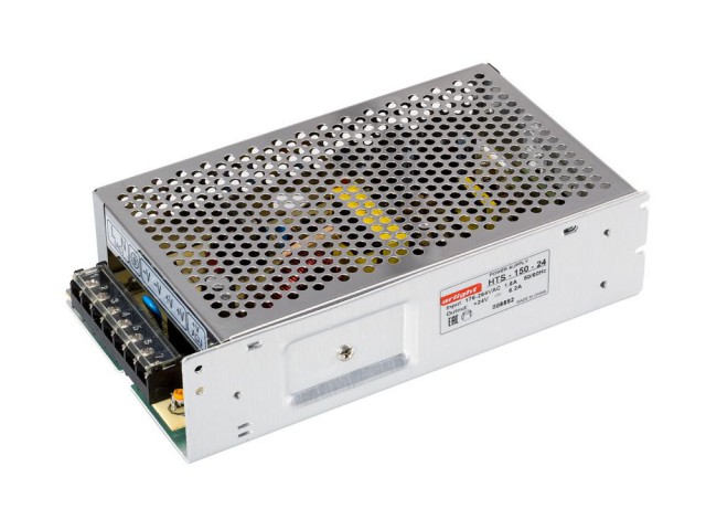 Блок питания HTS-150-24 (24V, 6.2A, 150W) (Arlight, IP20 Сетка, 3 года) фото:2