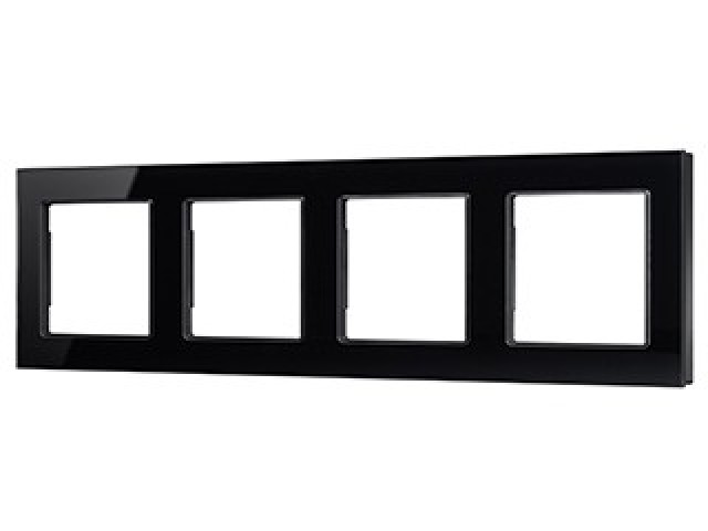 Рамка стеклянная FRM-GLARE-GS-4-BK (Arlight, -) фото:5