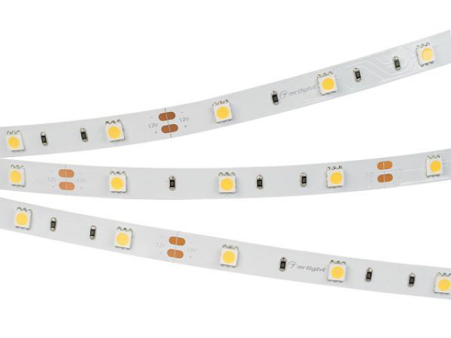 Лента RT-B30-10mm 12V Warm3000 (7.2 W/m, IP20, 5060, 5m) (Arlight, 7.2 Вт/м, IP20) фото:1