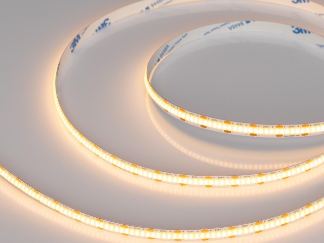Лента COB-X360-8mm 5V Warm2700 (5 W/m, IP20, CSP, 5m) (Arlight, -) фото:1