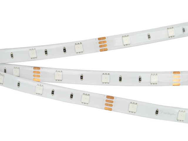 Лента герметичная RTW-SE-B30-10mm 12V RGB (7.2 W/m, IP65, 5060, 5m) (Arlight, -) фото:6