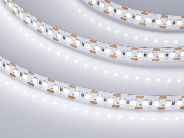Лента RT 2-5000 24V Cx2 White6000 10mm (2835, 168 LED/m, LUX) (Arlight, 17 Вт/м, IP20) фото:1