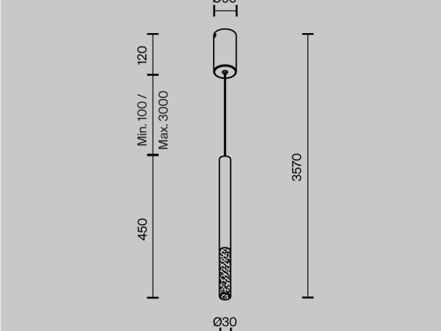 Подвесной светильник Maytoni MOD157PL-L6BK фото:14