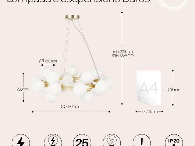 Подвесной светильник Maytoni MOD545PL-25BS фото:13