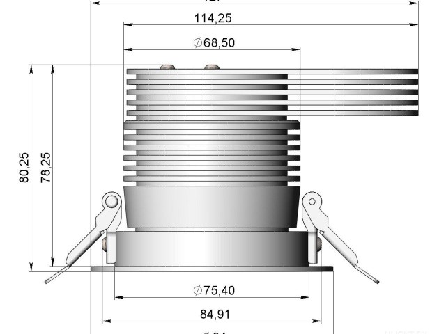 Встраиваемый светильник HOKASU DOT 10–20W Фото:22
