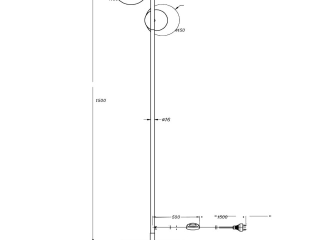Напольный светильник (торшер) Maytoni MOD048FL-03G фото:18