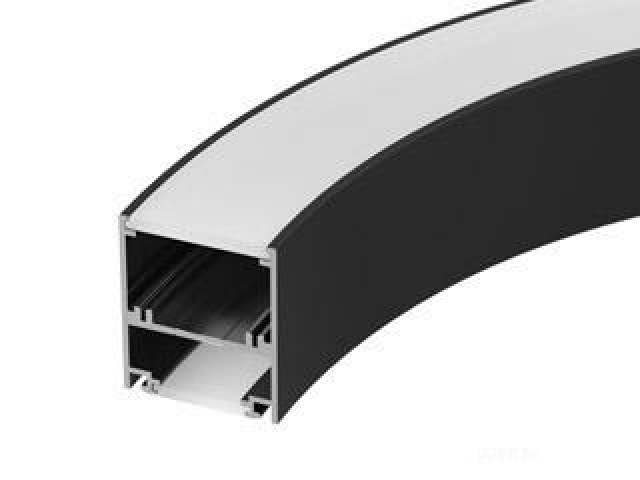 Профиль SL-ARC-5060-D1000-A90 BLACK (дуга 1 из 4) (Arlight, Алюминий) фото:9