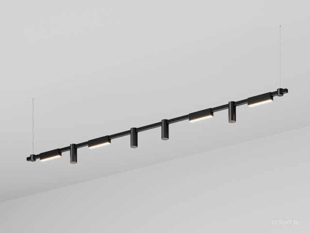 Подвесной светильник HOKASU PL10 (RAL9005/2000mm – 200mm/LT70/120deg – D55/140mm – 3K/52W) фото:8
