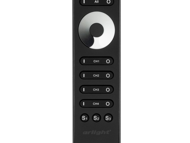 Пульт SMART-R33-DIM Black (4 канала, 2.4G) (Arlight, IP20 Пластик, 5 лет) фото:1