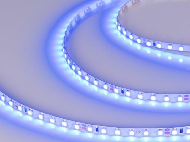 Лента RT-A120-5mm 24V Blue (9.6 W/m, IP20, 5m) (Arlight, 9.6 Вт/м, IP20) фото:1