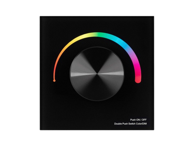 Панель SMART-P5-RGB-G-IN Black (3V, Rotary, 2.4G) (Arlight, IP20 Пластик, 5 лет) фото:1