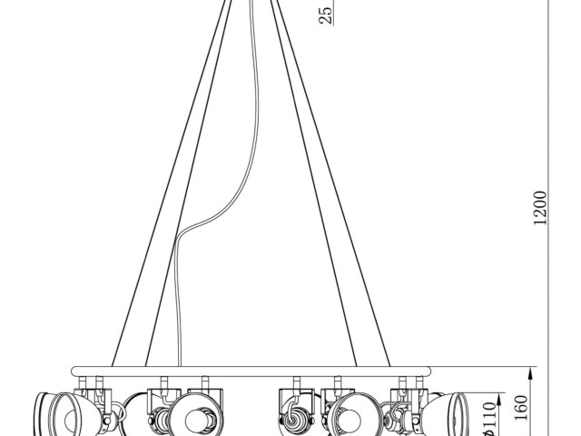 Подвесной светильник Freya FR4003PL-08W фото:7