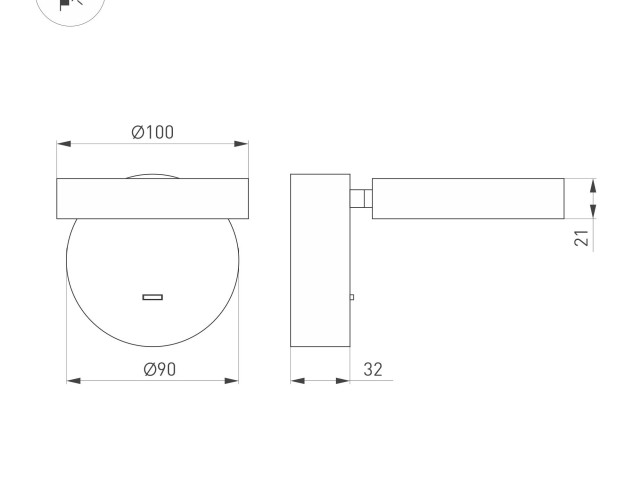 Светильник SP-MILADY-R90-6W Warm3000 (WH, 110 deg, 230V) (Arlight, IP20 Металл, 3 года) фото:4