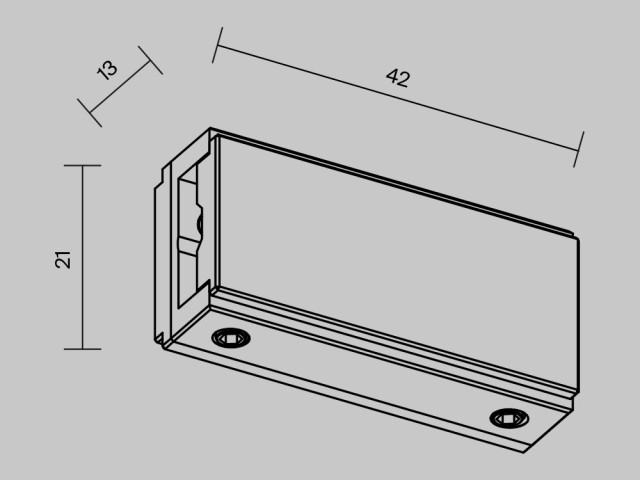 Комплектующие для систем освещения с токоведущими элементами Technical TRA200IPC-11B фото:1