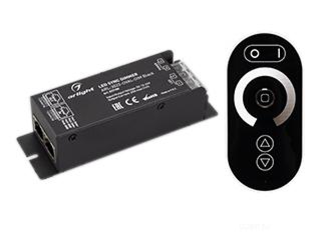Диммер ARL-3022-OVAL-DIM Black (12-24V, 1x25A, ПДУ, RF) (Arlight, IP20 Металл, 2 года) фото:4
