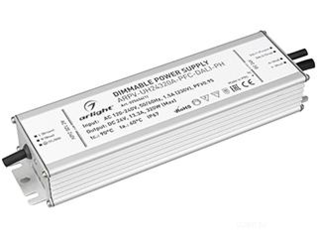 Блок питания ARPV-UH24320A-PFC-DALI-PH (24V, 13.3A, 320W) (Arlight, IP67 Металл, 7 лет) фото:4