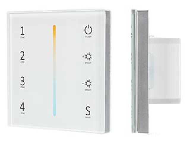 Панель Sens SMART-P38-MIX White (230V, 4 зоны, 2.4G) (Arlight, IP20 Пластик, 5 лет) фото:8