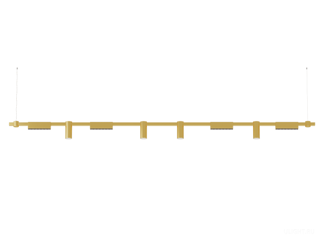 Подвесной светильник HOKASU PL10 (GOLD/2500mm – 190mm/40deg – D55/140mm – 4K/54W) фото:1