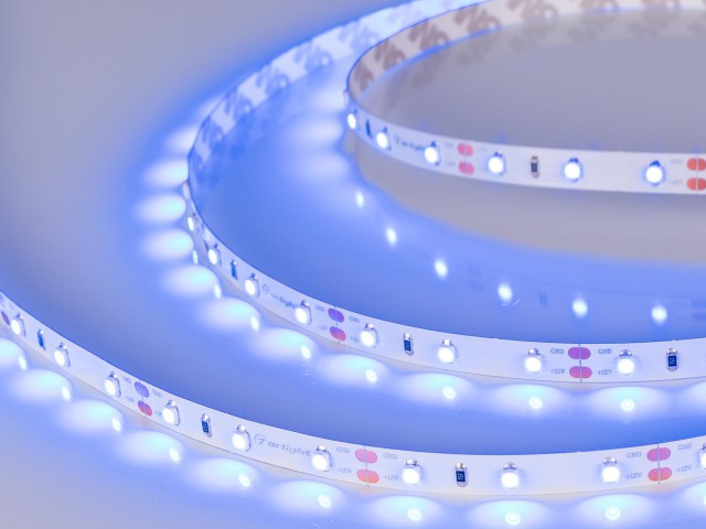 Лента RT 2-5000 12V Blue (3528, 300 LED, LUX) (Arlight, 4.8 Вт/м, IP20) фото:10