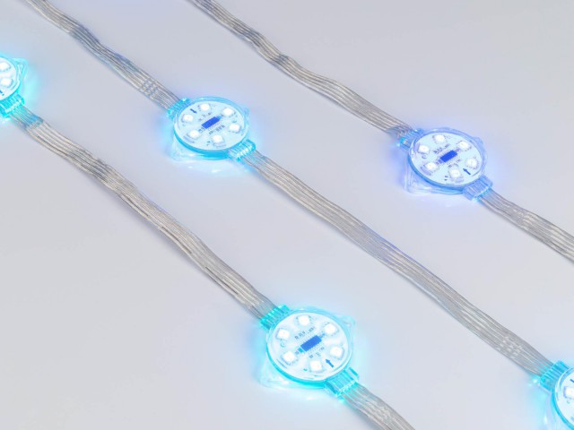 Модуль управляемый VISOR-DMX-5060-6-24V RGB 120deg (D40x12mm, 1.5W, IP68) (Arlight, Пластик, 3 года) фото:21