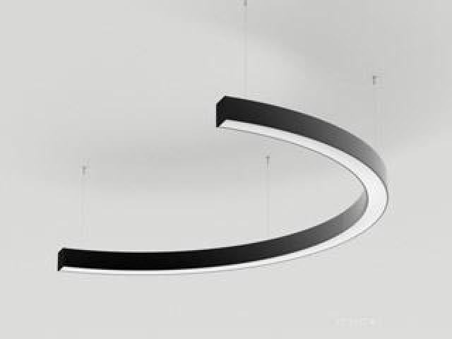 Светильник SP-LINE-HANG-ARC-C3535-D800-34W Warm3000 (BLACK, 230V) (Arlight, Металл) фото:3