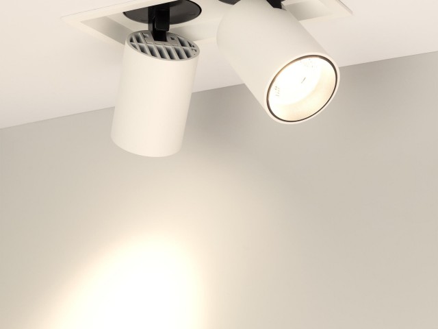 Светильник LTD-PULL-S110x210-2x10W Warm3000 (WH, 24 deg, 230V) (Arlight, IP20 Металл, 5 лет) фото:5
