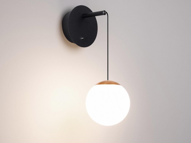 Светильник SP-BEADS-WALL-HANG-R130-6W Day4000 (BK-GD, 180 deg, 230V) (Arlight, IP20 Металл, 3 года) фото:5