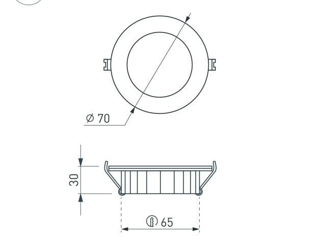 Светодиодный светильник LTM-R70WH-Frost 4.5W Day White 110deg (Arlight, IP40 Металл, 3 года) фото:2