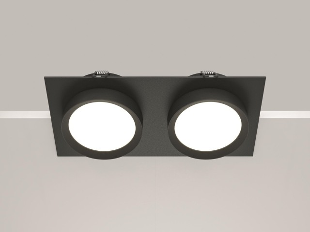 Встраиваемый светильник Technical DL086-02-GX53-SQ-B фото:9