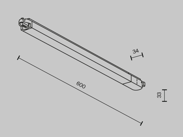Трековый светильник Technical TR000-1-24W3K-W фото:2