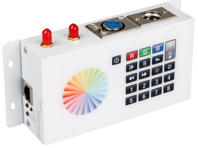 Контроллер DMX SR-2816WI White (12V, WiFi, 8 зон) (Arlight, IP20 Металл, 3 года) фото:3
