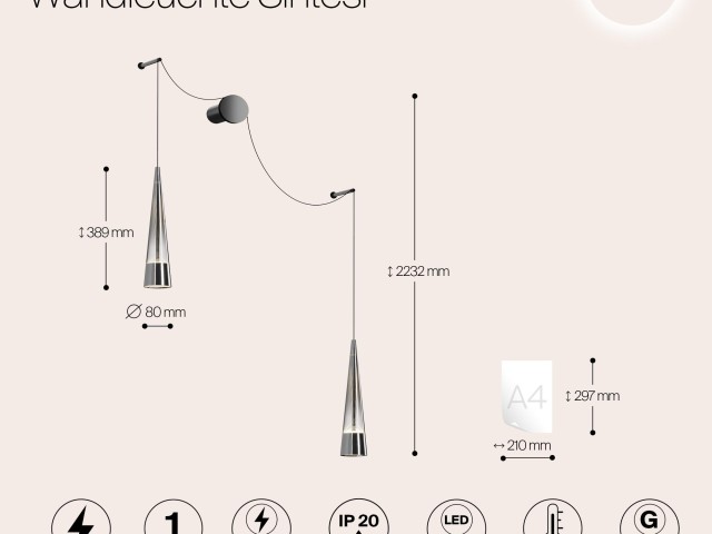 Настенный светильник (бра) Maytoni P090WL-L24CH3K фото:17